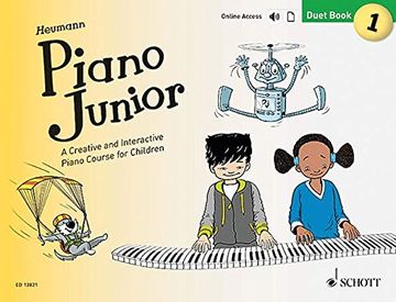 portada Piano Junior: Duet Book 1: A Creative and Interactive Piano Course for Children