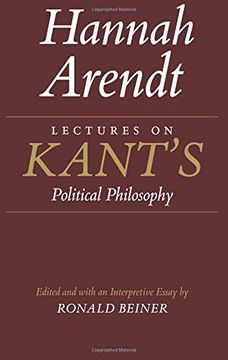 portada Lectures on Kant's Political Philosophy (en Inglés)