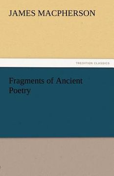 portada fragments of ancient poetry