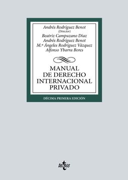 portada Manual de Derecho Internacional Privado