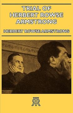 portada trial of herbert rowse armstrong (en Inglés)