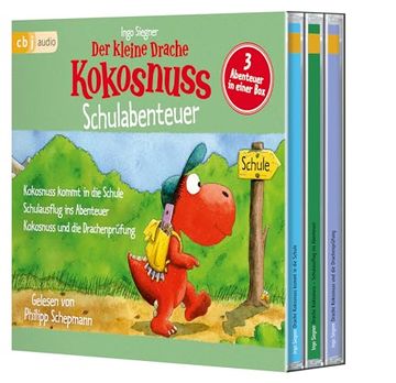 portada Der Kleine Drache Kokosnuss - Schulabenteuer (en Alemán)