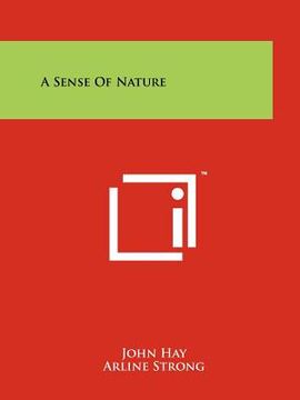 portada a sense of nature (in English)