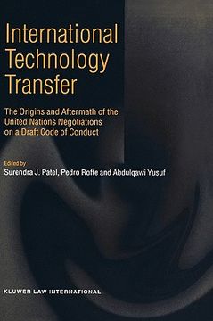 portada international technology transfer, the origins and aftermath of the united nations negotiations on a draft code of conduct