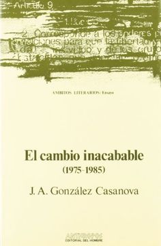 portada el cambio inacabable (1975-1985)