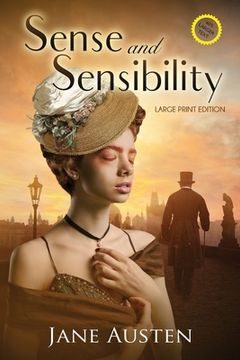 portada Sense and Sensibility (Annotated, Large Print): Large Print Edition (en Inglés)