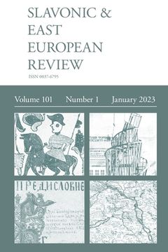 portada Slavonic & East European Review (101: 1) January 2023 (en Inglés)