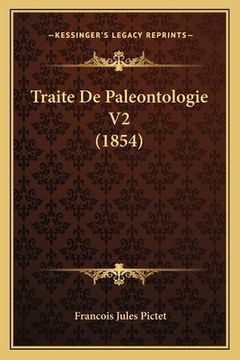 portada Traite De Paleontologie V2 (1854) (en Francés)