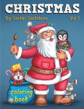 portada Christmas Coloring Book for Kids: Winter Season Book for Boys & Girls (in English)