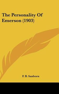 portada the personality of emerson (1903) (en Inglés)