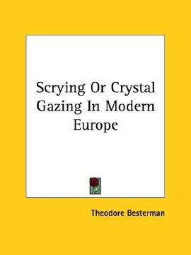 portada scrying or crystal gazing in modern europe (en Inglés)