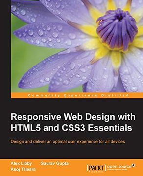 portada Responsive web Design With Html5 and Css3 Essentials (en Inglés)