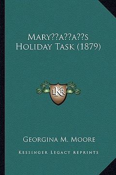 portada maryacentsa -a centss holiday task (1879) (en Inglés)
