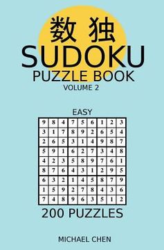 portada Sudoku Puzzle Book: 200 Easy Puzzles (en Inglés)