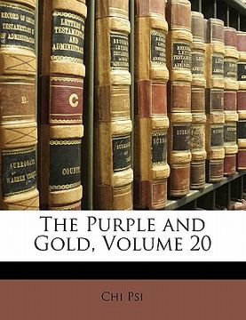 portada the purple and gold, volume 20 (en Inglés)