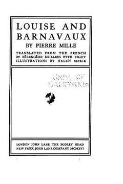 portada Louise and Barnavaux (en Inglés)