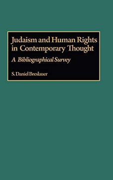 portada Judaism and Human Rights in Contemporary Thought: A Bibliographical Survey (en Inglés)