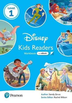 portada Level 1: Disney Kids Readers Workbook With and Online Resources (Pearson English Kids Readers) (en Inglés)
