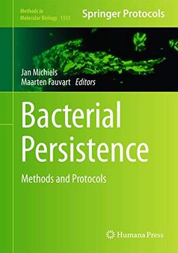 portada Bacterial Persistence: Methods and Protocols (en Inglés)