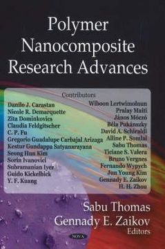 portada polymer nanocomposite research advances (en Inglés)