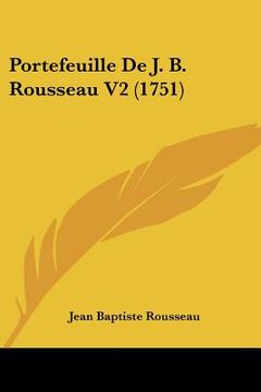 portada portefeuille de j. b. rousseau v2 (1751)