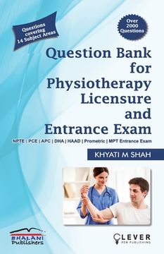 portada "Question Bank for PHYSIOTHERAPY LICENSURE AND ENTRANCE EXAMS" (en Inglés)