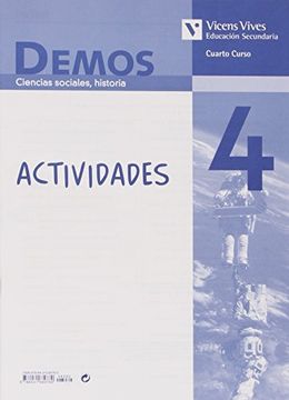 portada Demos 4 Actividades. Ciencias Sociales, Geografia E Historia