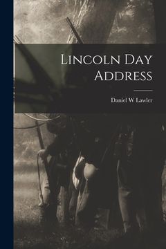 portada Lincoln Day Address (en Inglés)