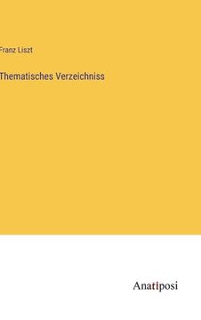 portada Thematisches Verzeichniss (en Alemán)