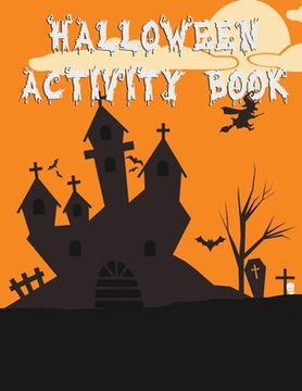 portada Halloween Activity Book: Hangman Classic Word Game (en Inglés)