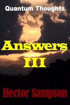 portada Quantum Toughts: Answers III