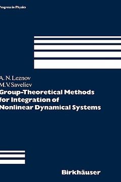 portada a group-theoretical method for integration of nonlinear dynamical systems (in English)