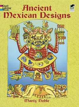 portada ancient mexican designs coloring book