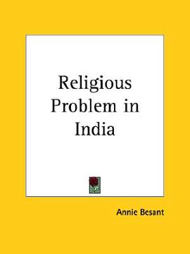 portada religious problem in india (in English)