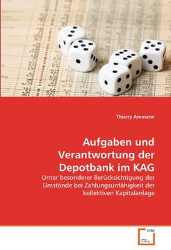 portada Aufgaben und Verantwortung der Depotbank im KAG
