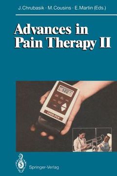 portada advances in pain therapy ii (en Inglés)