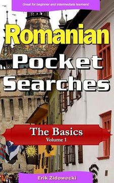 portada Romanian Pocket Searches - The Basics - Volume 1: A Set of Word Search Puzzles to Aid Your Language Learning