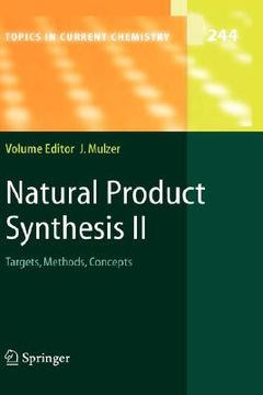 portada natural product synthesis ii: targets, methods, concepts (en Inglés)