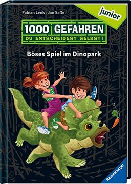 portada 1000 Gefahren Junior - Böses Spiel im Dinopark (en Alemán)