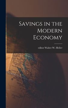 portada Savings in the Modern Economy (in English)