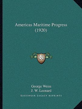 portada americas maritime progress (1920) (en Inglés)