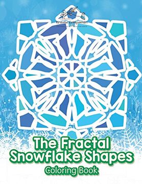 portada The Fractal Snowflake Shapes Coloring Book (en Inglés)