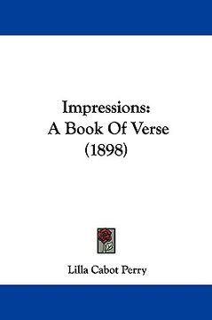 portada impressions: a book of verse (1898) (en Inglés)