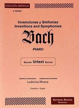 portada Invenciones y Sinfonías (in Spanish)