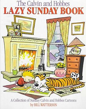 portada Lazy Sunday: Calvin & Hobbes Series: Book Five: A Collection of Sunday Calvin and Hobbes Cartoons