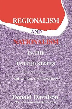 portada regionalism and nationalism in the united states: the attack on leviathan (in English)