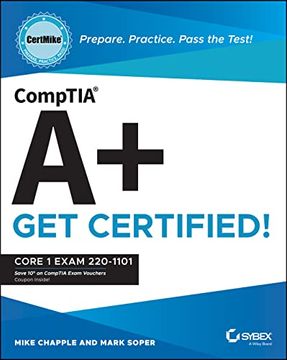 portada Comptia A+ Certmike: Prepare. Practice. Pass the Test! Get Certified!: Core 1 Exam 220-1101 (en Inglés)