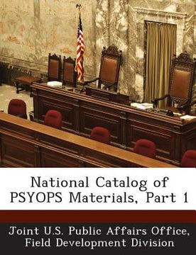 portada National Catalog of Psyops Materials, Part 1 (en Inglés)