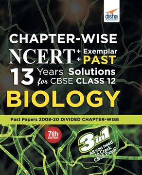 portada Chapter-wise NCERT + Exemplar + PAST 13 Years Solutions for CBSE Class 12 Biology 7th Edition (en Inglés)