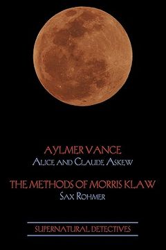 portada supernatural detectives 2: aylmer vance / morris klaw (en Inglés)